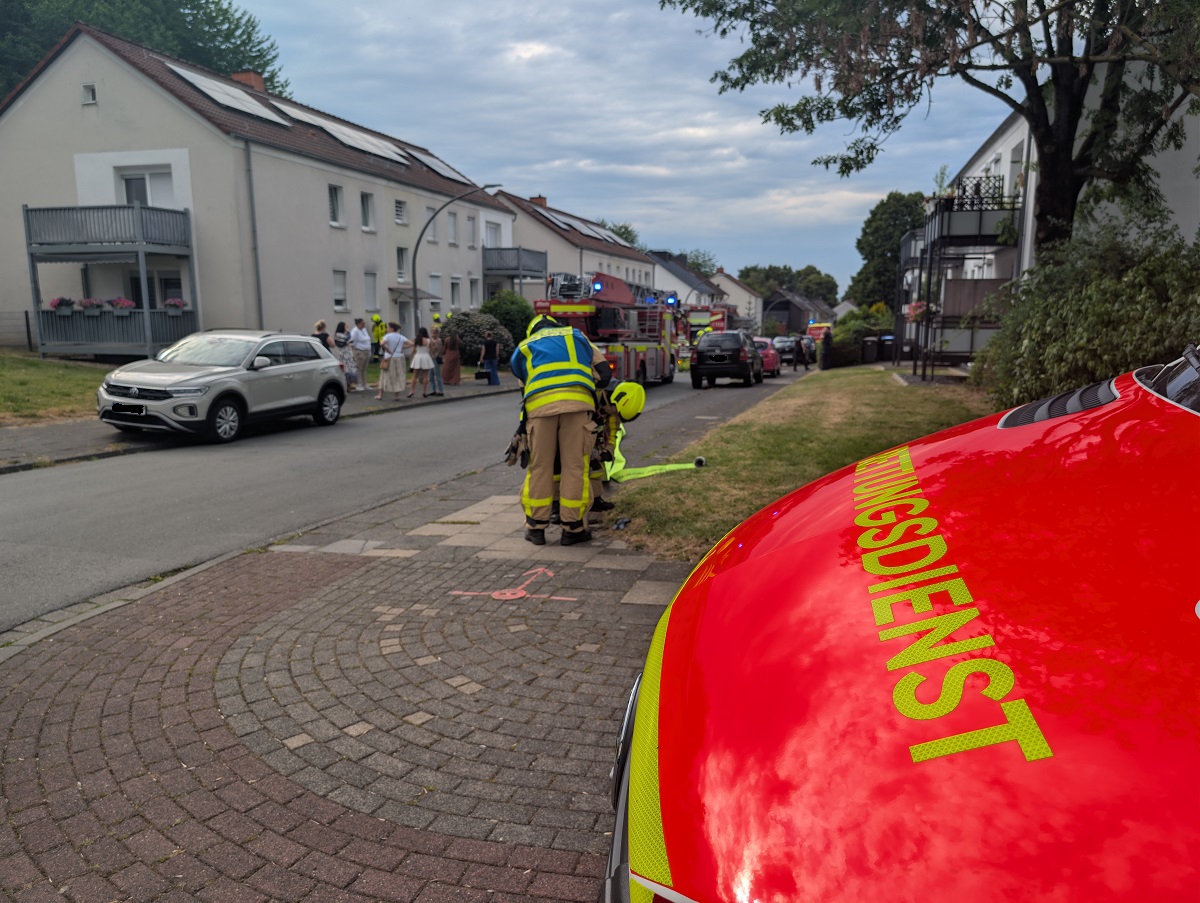 Rauchentwicklung löst Feuerwehreinsatz auf der Katharinenstraße aus