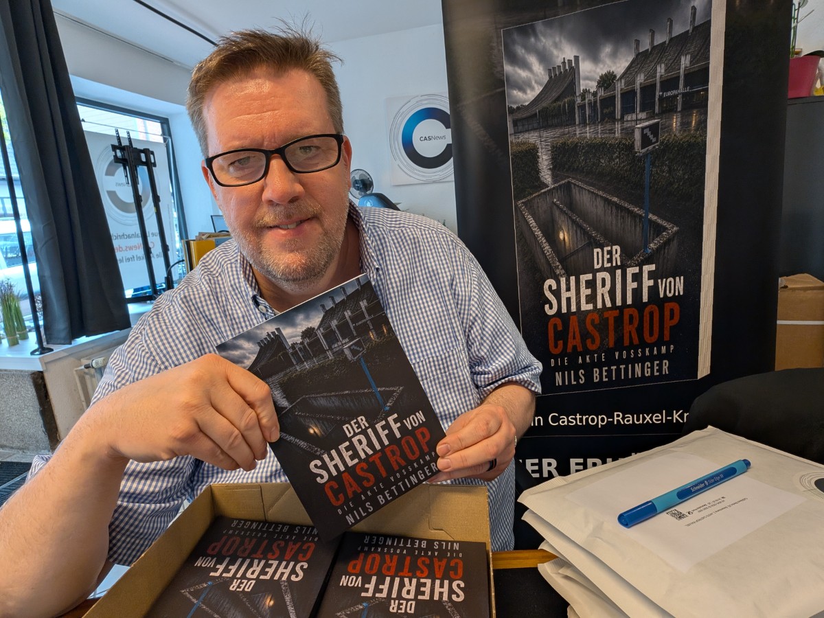 „Der Sheriff von Castrop“ ist da: Neuer Kriminalroman spielt mitten in Castrop-Rauxel