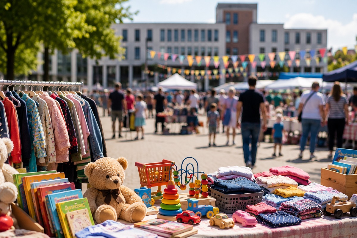 Kids- und Kram-Markt auf dem Forumsplatz