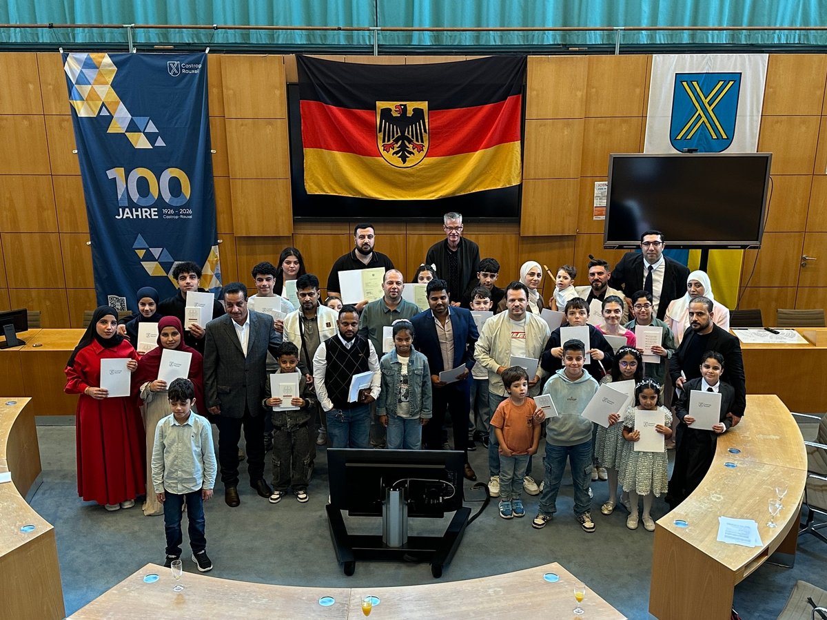 Neue Staatsbürger in Castrop-Rauxel