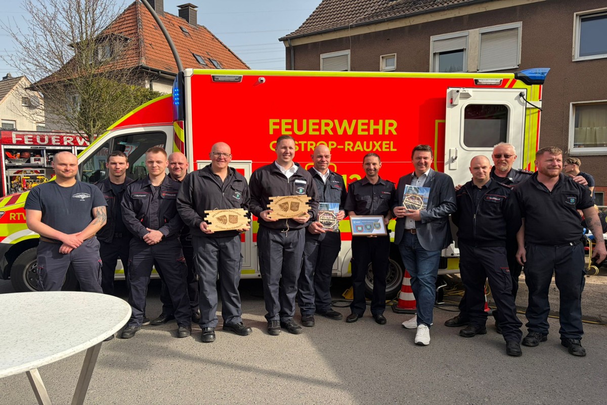 Feuerwehrdelegation aus Zehdenick zu Gast in Castrop-Rauxel
