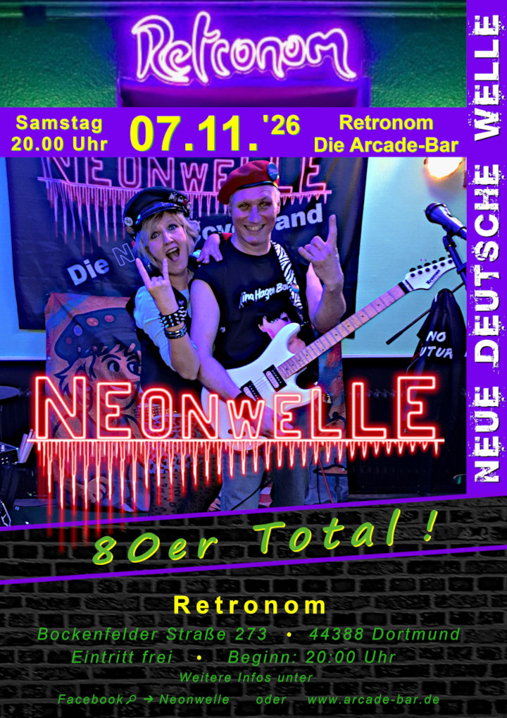 Neonwelle Live im Retronom!