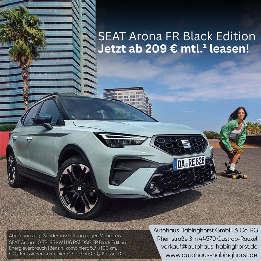 SEAT Arona FR Black Edition